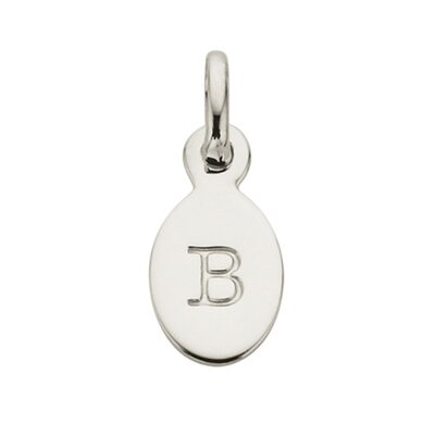 Bespoke Alphabet 'B' Charm - Silver