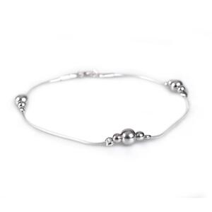 Bead Bracelet In Silver Default Title