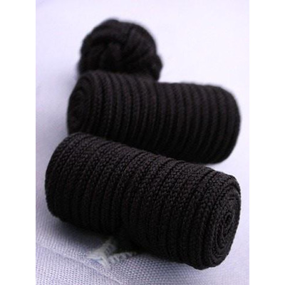 Black Knotted Barrel Cufflinks - 1+