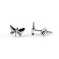 Click to view product details and reviews for Delicate Butterfly Stud Earrings In Silver Default Title.