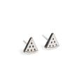 Click to view product details and reviews for Watermelon Slice Stud Earrings In Silver Default Title.
