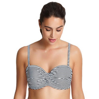 Panache Anya Stripe Bandeau Bikini Top