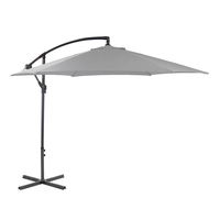 3m Hanging Banana Cantilever Patio Garden Umbrella