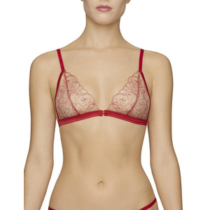 Coco De Mer Aubrey Triangle Bra AUB-004-06 Red AUB-004-06 Red