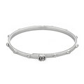 Click to view product details and reviews for Gucci Running G White Gold Diamond Bangle.