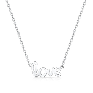 Rox Classic Silver Love Pendant
