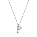 Click to view product details and reviews for Rox Bamboo Sterling Silver Letter P Pendant.