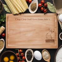 Watership Down Clover Rectangle Wooden Chopping Board