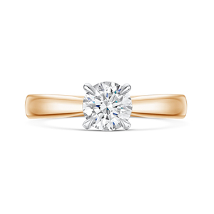 Adore Brilliant Cut Diamond Rose Ring 100cts