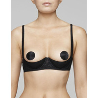 Coco de Mer Sofia Quarter Bra  SOF-003-01 Black SOF-003-01 Black