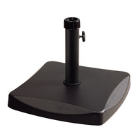 Heavy Weight 26.5Kg Concrete Parasol Base Umbrella Stand Black