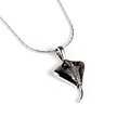 Click to view product details and reviews for Miniature Manta Ray Stingray Necklace In Silver 22 56cm.