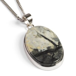 Picturesque Maligano Jasper Necklace Natural Designer Gemstone 16 42cm