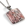 Click to view product details and reviews for Square Shaped Rhodochrosite Necklace Natural Designer Gemstone 16 40cm.