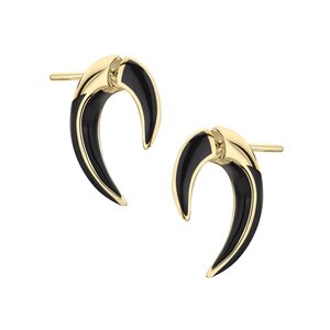 Shaun Leane Sabre Deco Yellow Gold Vermeil Ceramic Talon Earrings Code Sa075yvbkeos
