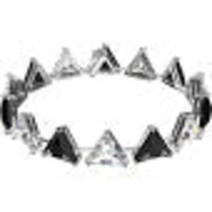Swarovski Millenia Bracelet Triangle Cut Crystals Black Rhodium Plated 5619154