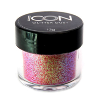 Cuccio Icon Glitter Dust - Iridescent Hot Cherry 008 Hex