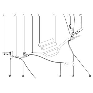 Mxr Rage 50cc Mini Dirt Bike Front Brake Lever Rhs Mxr Rage 50cc Mini Dirt Bike Front Brake Lever Rhs