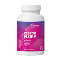 RestorFlora &pipe; Spore + Yeast Probiotic &pipe; 50 Capsules