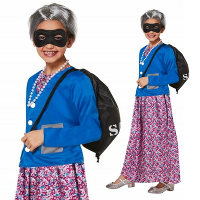 Gangsta Granny World Book Day Fancy Dress Costume Age 7-9 Years