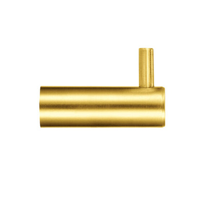 Zoo Hardware ZAS Concealed Fix Wall Mounted Hook, PVD Satin Brass - ZAS76-PVDSB PVD SATIN BRASS