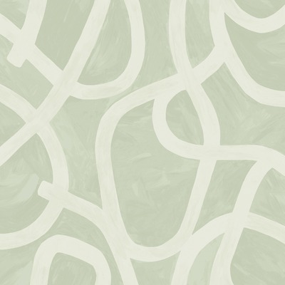 Linear Swirl Wallpaper Sage Holden 13461