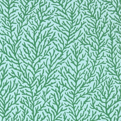 Harlequin Atoll Coral Wallpaper Sea Glass and Emerald Green HTEW112769