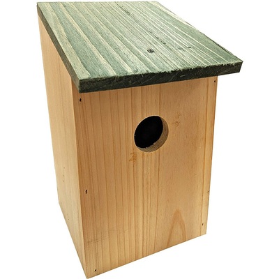 Traditonal Wooden Bird House Nesting Box - 2