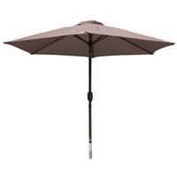 LG Outdoor Horizon 3m 38mm Aluminium Taupe Pole Round Garden Parasol - Taupe