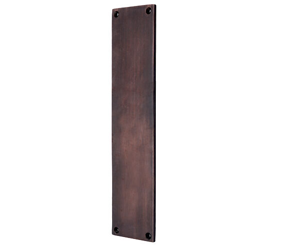Door Handle Company Bronze Spira Brass Victorian Finger Plate (300Mm X 75Mm), Aged - Sb2214abz Aged - 300Mm X 75Mm