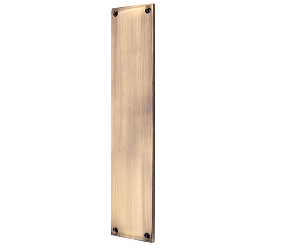 Door Handle Company Spira Brass Victorian Finger Plate (300Mm X 75Mm), Antique Brass - Sb2214ant Antique Brass - 300Mm X 75Mm