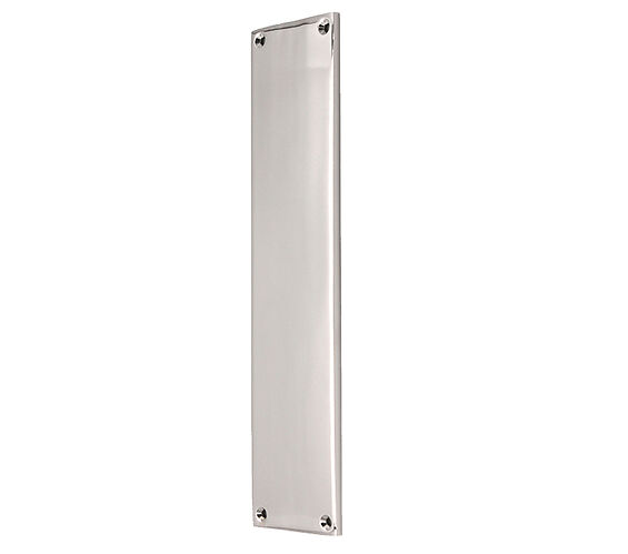 Door Handle Company Spira Brass Victorian Finger Plate (300Mm X 75Mm), Polished Chrome - Sb2214pc Polished Chrome - 300Mm X 75Mm