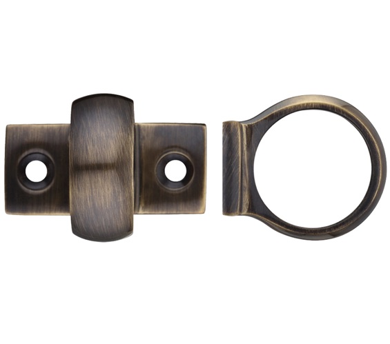 Door Handle Company Bronze Zoo Hardware Fulton & Bray Window Sash Ring, Florentine - Fb34fb Florentine