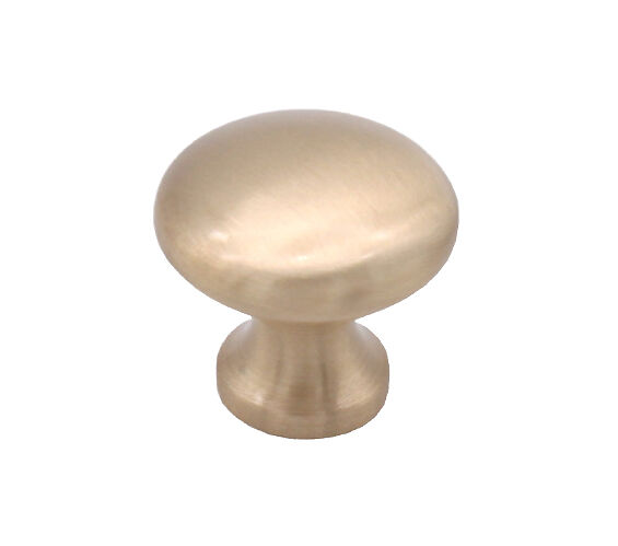 Door Handle Company Spira Brass Mushroom Cupboard Door Knob (25Mm, 32Mm Or 38Mm), Satin Brass - Sb2329sb Satin Brass - 32Mm