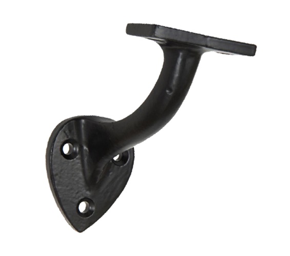 Door Handle Company Black From The Anvil Handrail Bracket (2", 2.5" Or 3"), - 83842 - 2"