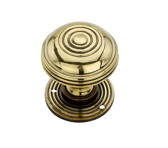 Door Handle Company Spira Brass Bloxwich Mortice/Rim Door Knob (50Mm Or 63Mm), Aged Brass - Sb2103ab (Sold In Pairs) Aged Brass - 50Mm