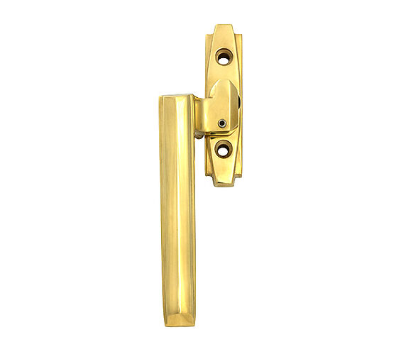 Door Handle Company From The Anvil Left Or Right Handed Art Deco Espagnolette Window Fastener, Polished Brass - 51931 Polished Brass - Right Hand