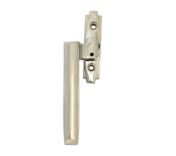 Door Handle Company From The Anvil Left Or Right Handed Art Deco Espagnolette Window Fastener, Polished Nickel - 51947 Polished Nickel - Left Hand