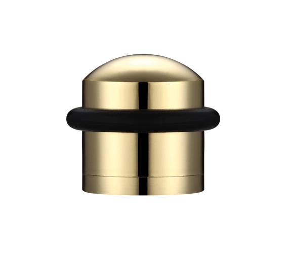 Door Handle Company Zoo Hardware Domed Floor Mounted Door Stop, Polished Brass - Zab86 Polished Brass