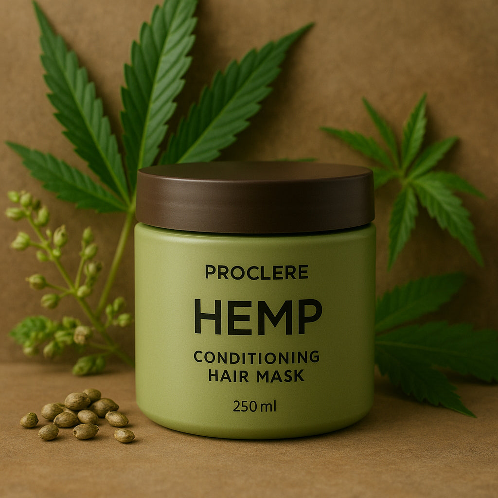 Proclere Hemp Conditioning Hair Mask 250ml X 2 Lots Pure Hemp Oil Paraben Free - Image 6