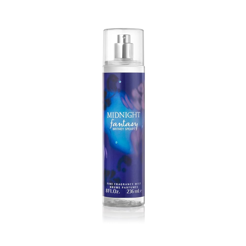 Britney Spears Midnight Fantasy Fragrance Mist Spray 236ml New Missing Cap ZP - Image 19