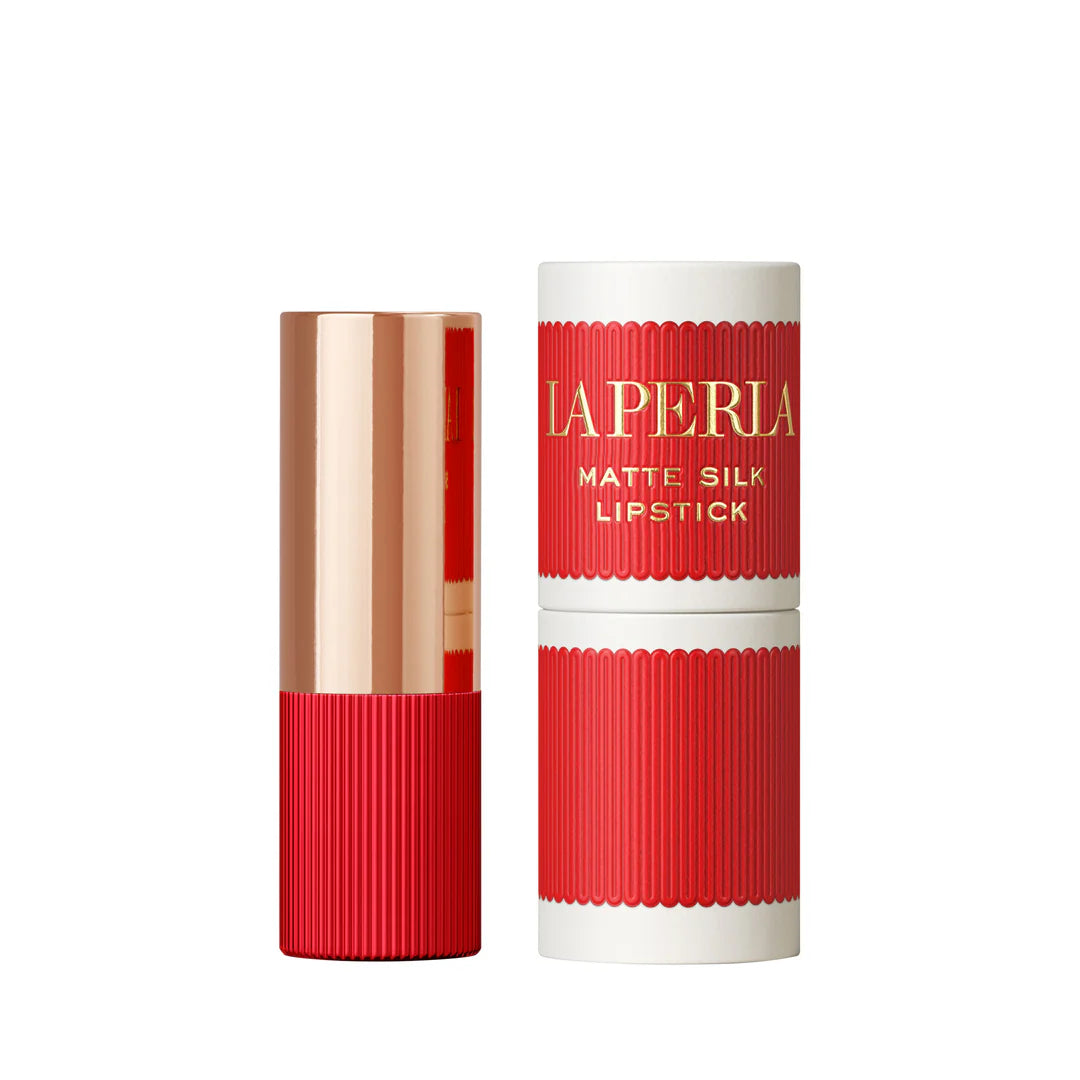 La Perla Matte Silk Lipstick 3.5G - 101 Nude Red - Image 9