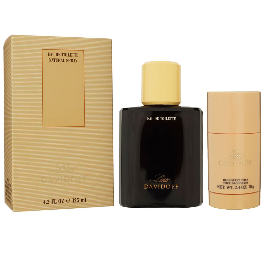 Davidoff Men's Amber/Lavender Zino Fragrance Collection Eau De Toilette And Deodorant Stick Set-125Ml