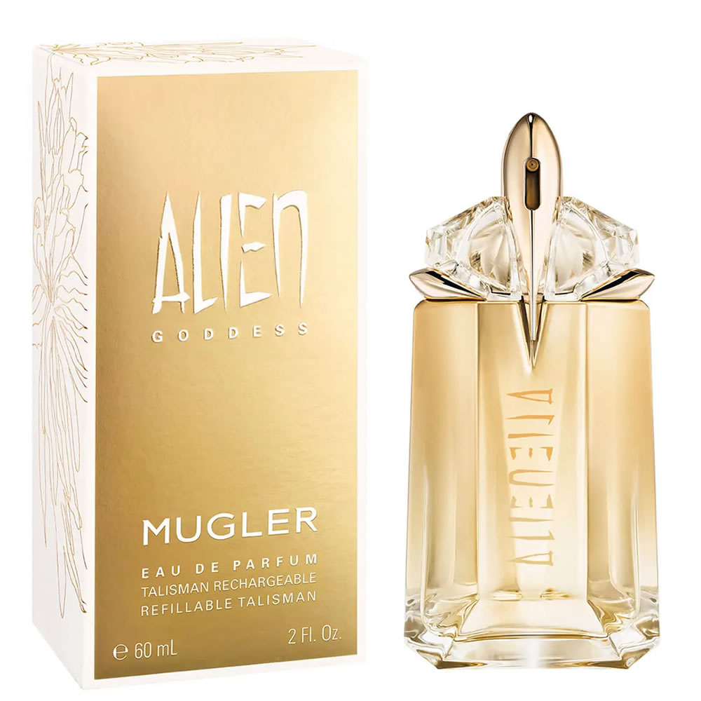 Thierry Mugler Alien Goddess EDP Refillable 60ml - Women's Eau de Parfum - Floral, Coconut, Bergamot Scent