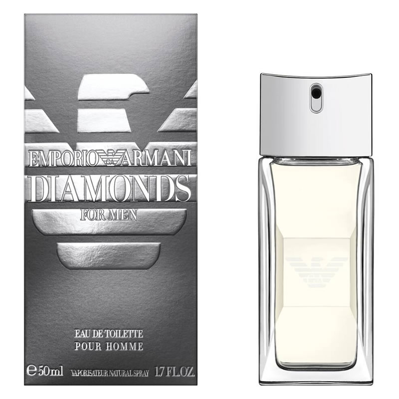 Emporio Armani Men's Amber/Dark Diamonds For 50Ml Eau De Toilette Edt Spray For Him. - Image 3