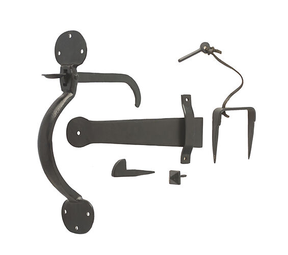 Door Handle Company Black Frelan Hardware Valley Forge Suffolk Latch (200Mm X 30Mm), - Vfb31