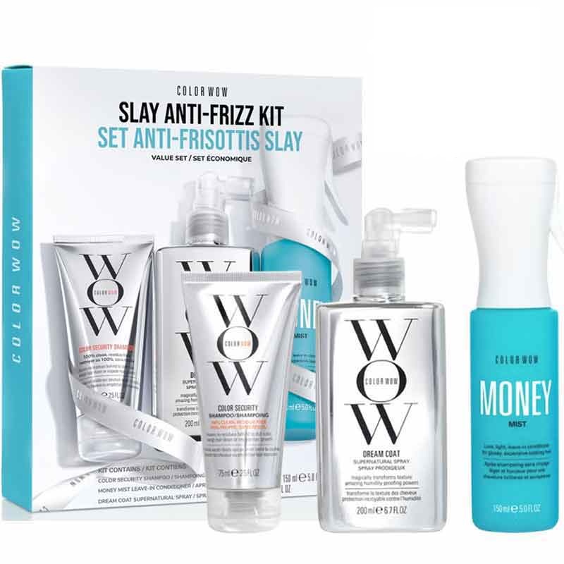 Color Wow Light Slay Anti-Frizz Kit – Ultimate 3-Step Frizz Control