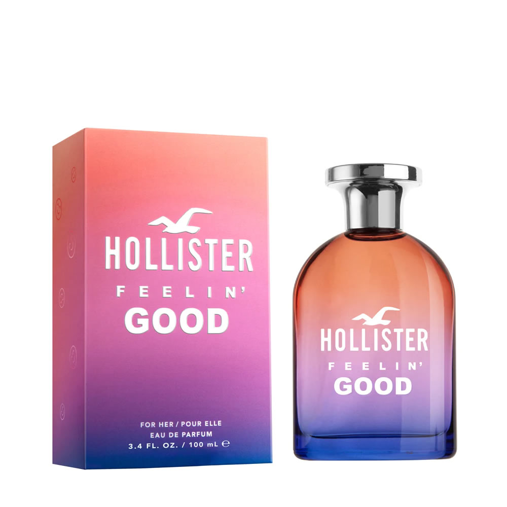Hollister Feelin' Good For Her EDP 100ml - Women's Eau de Parfum with Pink Grapefruit