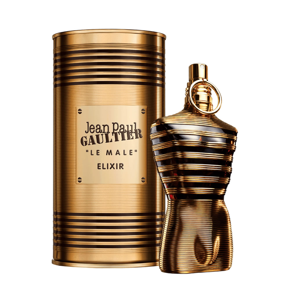 Jean Paul Gaultier Le Male Elixir Parfum 75ml for Men - Lavender, Tonka Bean, Tobacco, Honey Fragrance
