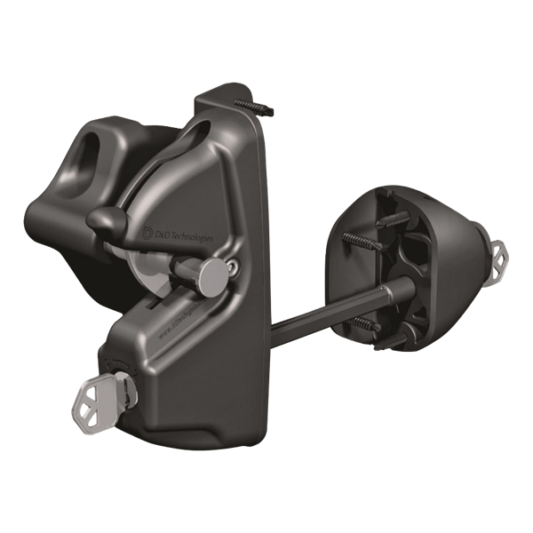 D&D Deluxe Lokk Latch Gate Lock Lockable from Both Sides - Lockable from both sides LLDABLRB